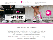 Tablet Screenshot of diyweddingplanning.net